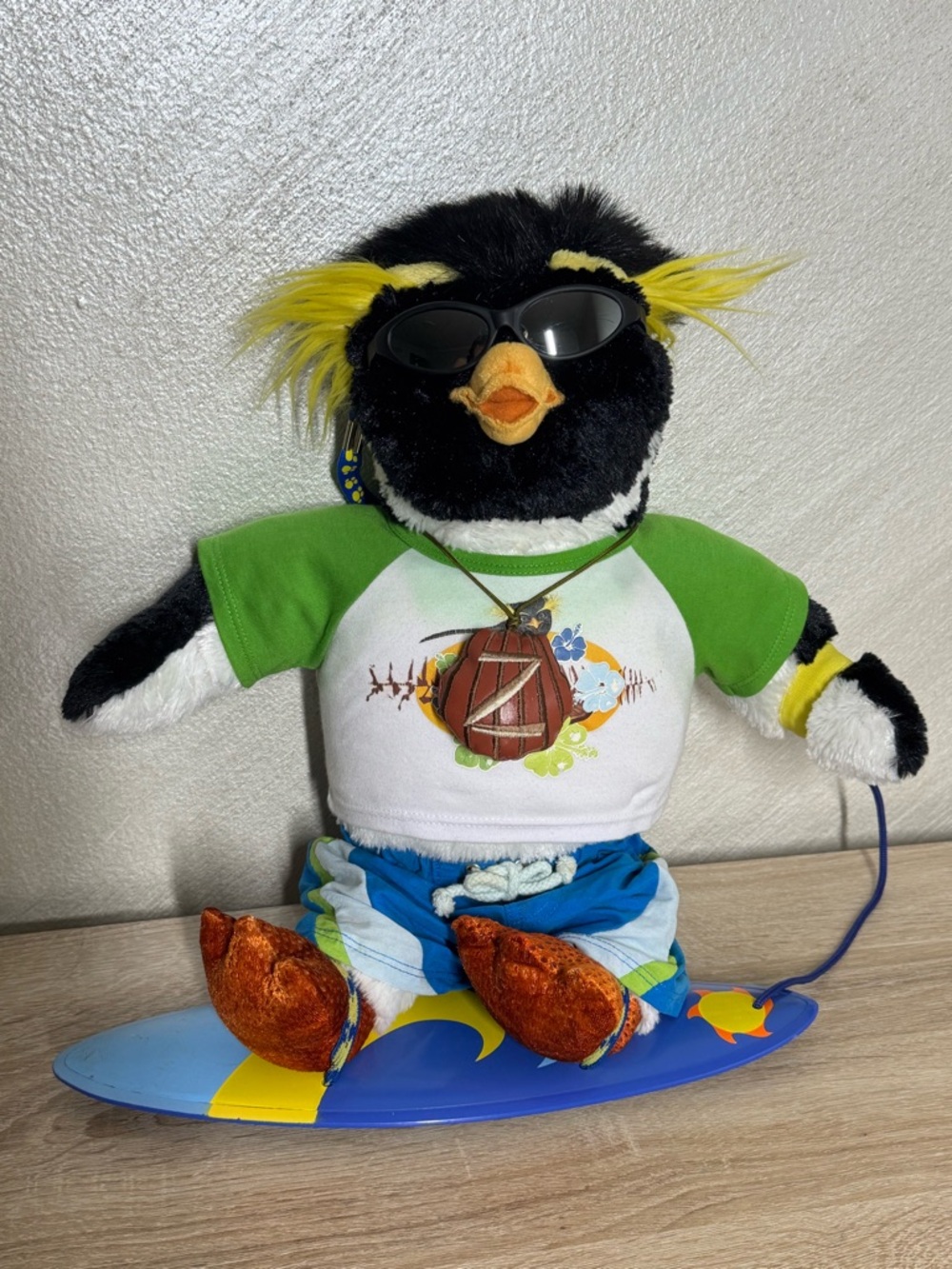 Build-A-Bear Workshop Surf's Up Cody Maverick Penguin Plush